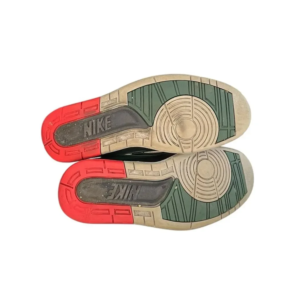 Jordan Men’s Black Red Green Low-Top Athletic Shoes